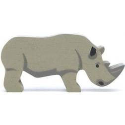 Wooden Safari Animal Rhinoceros