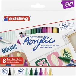 Edding Start Easy Acrylic Paint Marker Set 8S