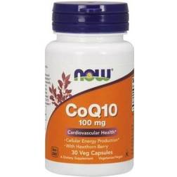 NOW CoQ10 100 mg 30 Veg Capsules