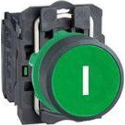 Push Button, Green, Marked I