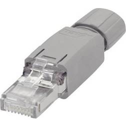 Wago 750-975 RJ45-Plug Connector IP20 CAT5e 8P8C RJ45 Plug, straight Grey