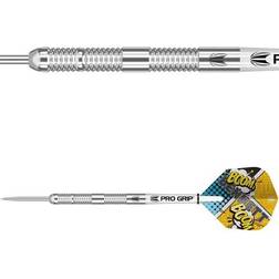 Sand & Surf Darts Leighton Bennett Gen 1 18G 90% Tungsten Steel Tip Darts Set,190029,Silver