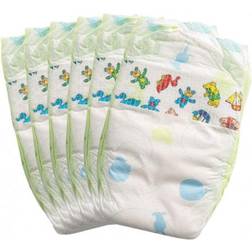 Heless 6635 6 x Doll Nappies Size 35-50 cm