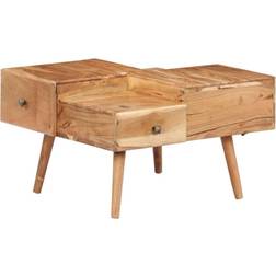 vidaXL Solid Acacia Wood Golden Brown Coffee Table 60x70cm