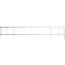 vidaXL Garden Fence with Hoop Top 850x170cm