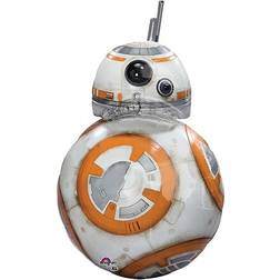 Amscan Supershape Star Wars Episode VII ballong White/Orange One Size