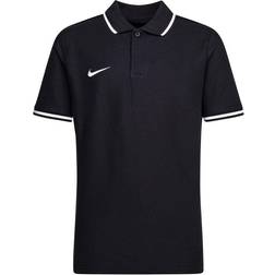 Nike Youth Boys Polo Team Club 19 SS - Black/White (AJ1502-010)