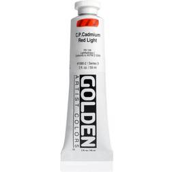 Golden Heavy Body Acrylics cadmium red light (CP) 2 oz