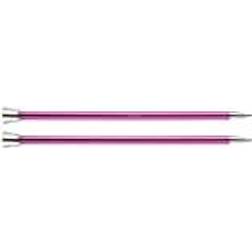 Knitpro KP47279 Zing: Knitting Pins: Single Ended: 30cm x 12.00mm, Aluminium, Multi-Colour, 12mm