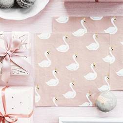 Luck and Luck Swan Paper Napkins x 20 Party Wedding