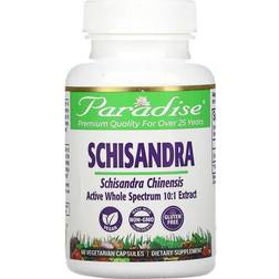 Paradise Herbs Schisandra 60 Vegetarian Capsules