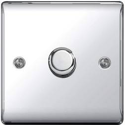 BG ELECTRICAL Decorative NPC81P-01 Rotary Dimmer Polished Chrome