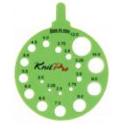 Knitpro KP10992 Round Needle Size Gauge, Envy Green