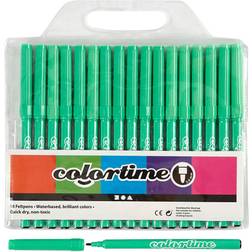 Colortime Marker, line 2 mm, light green, 18 pc/ 1 pack