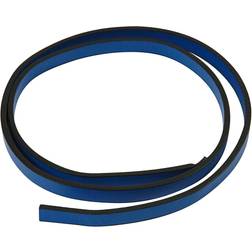Creativ Company Faux Leather Belt, W: 10 mm, thickness 3 mm, blue, 1 m/ 1 pack