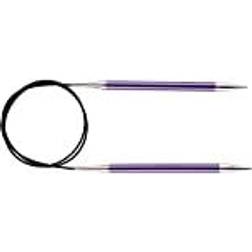 Knitpro KP47105 Zing: Knitting Pins: Circular: Fixed: 60cm x 7.00mm, Aluminium, Multi-Colour, 7mm