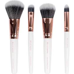 Brushworks Brushworks White & Gold Travel Makeup Brush Set