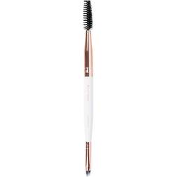 White & Gold Brow Duo Brush