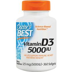 Doctor's Best Vitamin D3 5000 IU 360 pcs