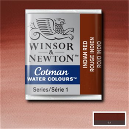 Winsor & Newton Cotman Watercolour Paint Half Pan – Indian Red 317