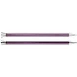 Knitpro KP47338 Zing: Knitting Pins: Single Ended: 40cm x 10.00mm, Aluminium, Multi-Colour, 10mm