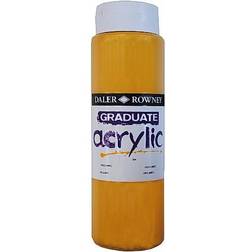 Staples Daler-rowney Daler Rowney 123500701 Graduate Acrylic Paint 500ml Gold Imitation