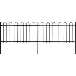 vidaXL Garden Fence with Hoop Top 340x150cm