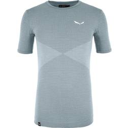 Salewa Zebru Responsive Short Sleeve T-shirt Men - Flint Stone