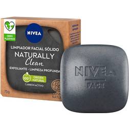 Nivea Facial Cleanser Naturally Clean Solid Exfoliant Active charcoal (75 g)