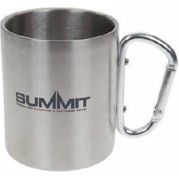 Summit Carabiner Handled Mug 300ml Stainless Steel