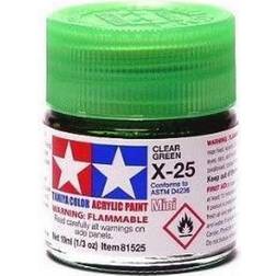 Tamiya Acrylic Mini X-25 Clear Green 10ml