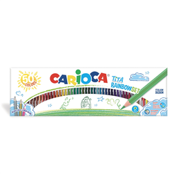 CARIOCA 50st Färgpennor, Regnbågsfärger