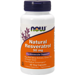 Now Foods Natural Resveratrol 50mg 60 pcs