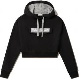 Napapijri Burgee Crop Hoodie - Black