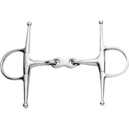 Korsteel Eggbutt Stainless Steel French Link Full Cheek Snaffle Bit