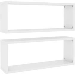 vidaXL - Wall Shelf 60cm 2pcs