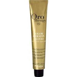 Fanola Champú ORO THERAPY 24K Zaffiro Puro Irradiante Cabellos rubios o decolorados Zafiro Keratina Oro micro-activo Aceite Argán Aceite Juncia Dulce Nilo Filtro UV PROFESIONAL 300ml