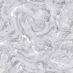 Minerals Azurite Marble Wallpaper Grey Silver Holden 90122