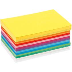 Colortime Happy Card, A6, 105x148 mm, 180 g, assorted colours, 120 ass sheets/ 1 pack