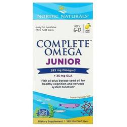 Nordic Naturals Complete Omega Junior, 283mg Lemon 180 softgels