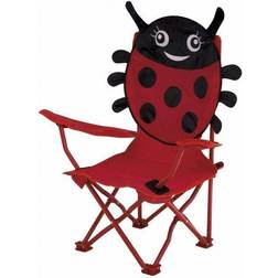 EuroTrail (Ladybug) Foldable Portable Camping Garden Beach Chair For Kid With Animals 41x32x30cm