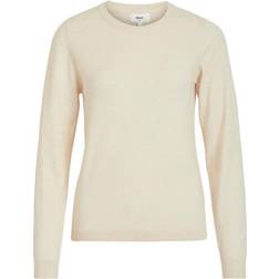 Object Thess O Neck Knitted Sweater - Sandshell