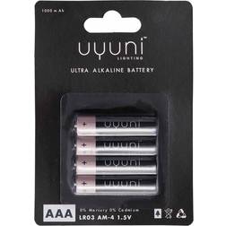 Uyuni AAA Alkaline 1000mAh 4-pack