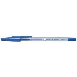 Pilot BP-SF Refillable Ballpoint Pen Fine Point Crystal Plastic Body with Cap Blue Set of 12