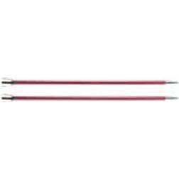 Knitpro KP47274 Zing: Knitting Pins: Single Ended: 30cm x 6.50mm, Aluminium, Multi-Colour, 6.5mm