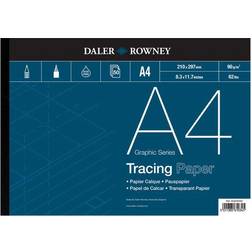 Daler Rowney Tracing Paper Pad 50 Sheets Acid Free 90 gsm A4