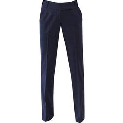 Brook Taverner Genoa Tailored Leg Trouser - Navy