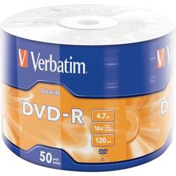 Verbatim DVD-R 4.7GB 16x Spindle 50-Pack