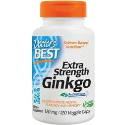 Doctor's Best Extra Strength Ginkgo, 120mg, 120 vcaps 120 pcs