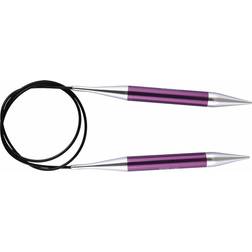 Knitpro KP47218 Zing: Knitting Pins: Circular: Fixed: 150cm x 10.00mm, Aluminium, Multi-Colour, 10mm